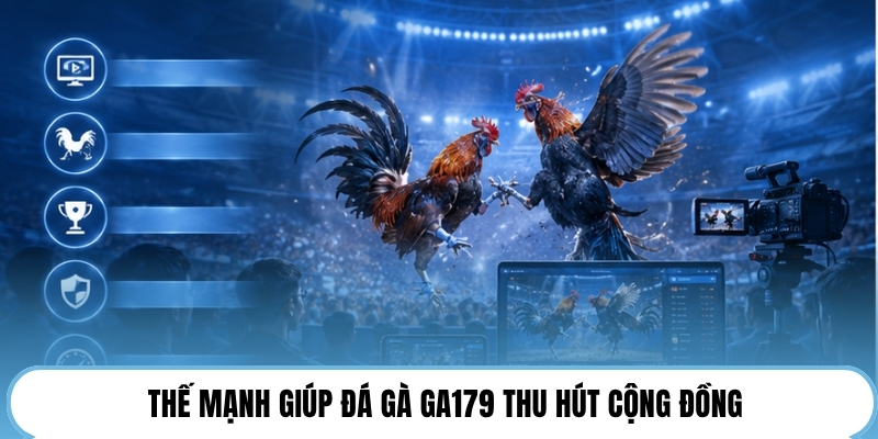Thế mạnh giúp đá gà GA179 thu hút cộng đồng